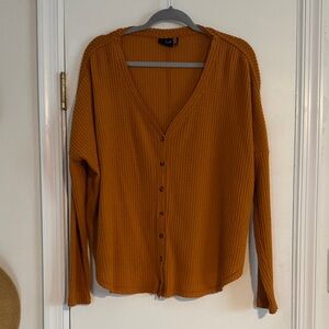 Urban Outfitters Mustard Textured Shirt